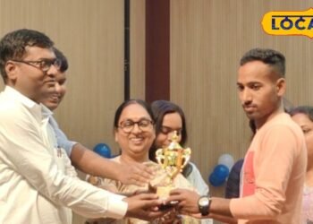 The runner running on the farm trail talks to the wind, the race seems to be ripping through the air like the Bullet Vande Bharat train