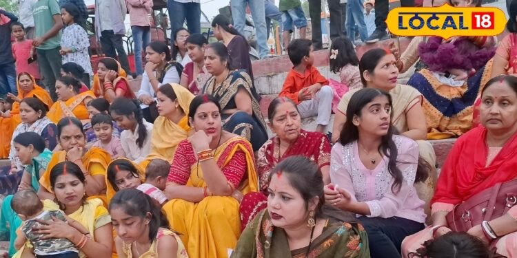 चैती छठ : मुगलसराय के इस तालाब पर आस्था का सैलाब, सूर्य को दी गई ये चीज