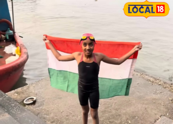 3 घंटे तक मुंबई में लगातार तैरती रही 8 साल की ये बच्ची, 2 महीने से कर रही थी प्रैक्टिस