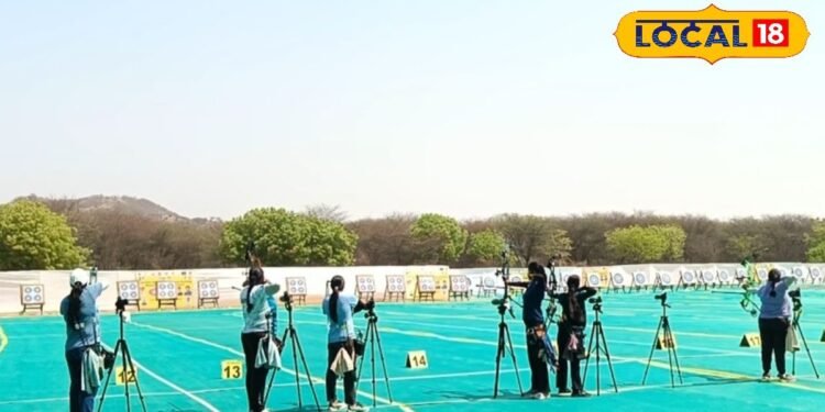 जयपुर के इस आर्चरी एरीना में पहुंची देशभर की 400 तिरंदाज खिलाड़ी, राजस्थान की 35 खिलाड़ियों ने भी दिखाया दमखम 