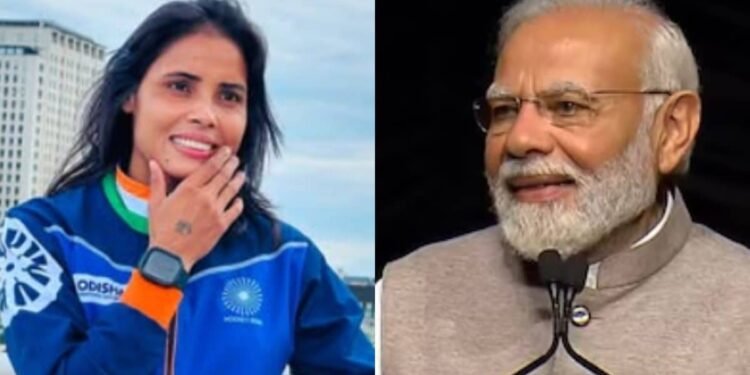 prime minister narendra modi hails Vandana Katariya tremendous hockey career। 320 इंटरनेशनल मैच में 158 गोल… पीएम मोदी बोले- आपकी ओलंपिक में हैट्रिक को लंबे समय तक याद रखेगा हिन्दुस्तान