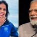 prime minister narendra modi hails Vandana Katariya tremendous hockey career। 320 इंटरनेशनल मैच में 158 गोल… पीएम मोदी बोले- आपकी ओलंपिक में हैट्रिक को लंबे समय तक याद रखेगा हिन्दुस्तान