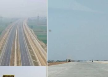 UP News : जहां से दिन में गुजरने में खौफ खाते लोग, वहीं निकल रहा ‘सोना’, 2 दिन गरजेंगे राफेल-जगुआर – India first ganga expressway airstrip with night landing facility ready in shahjahanpur for IAF jets amid rising tensions with Pakistan ground report
