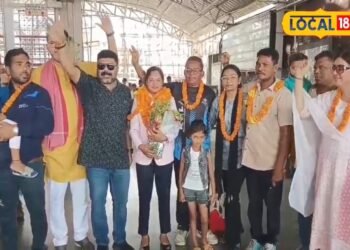 Bangkok Thailand mein aayojit pratiyogita mein jile ke khiladi ne kiya Naam Roshan