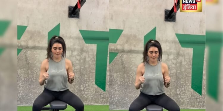 करिश्मा तन्ना का वायरल हो रहा वर्कआउट VIDEO – News18 हिंदी
