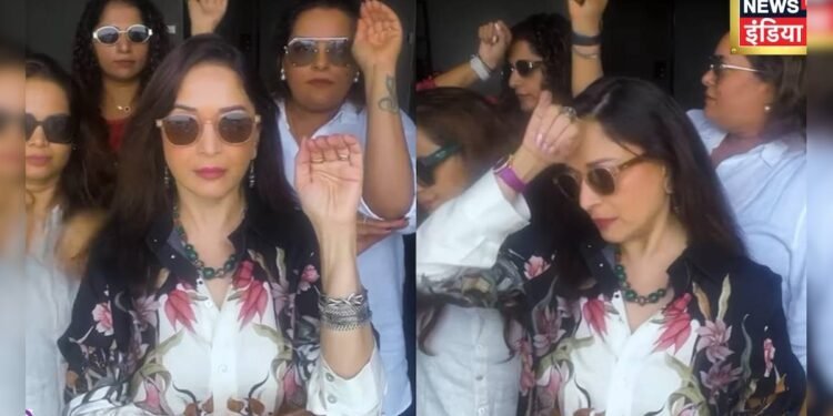 नागिन स्टाइल में माधुरी दीक्षित का डांस, ऐश्वर्या राय का गाना किया रीक्रिएट, VIDEO देख झूमे