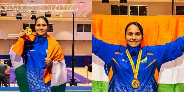 सुनीता चौधरी ने बटुमी ओपन वुशु टूर्नामेंट 2025 में जीता गोल्ड.