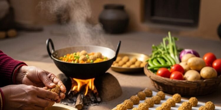 A special taste of winter: the traditional method of making bari, which tastes delicious with vegetables. – Himachal Pradesh News