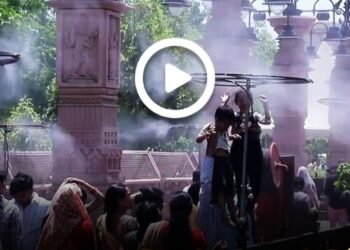महाकाल मंदिर में लगा फोगिंग सिस्टम, श्रद्धालुओं को राहत