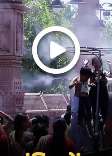 महाकाल मंदिर में लगा फोगिंग सिस्टम, श्रद्धालुओं को राहत