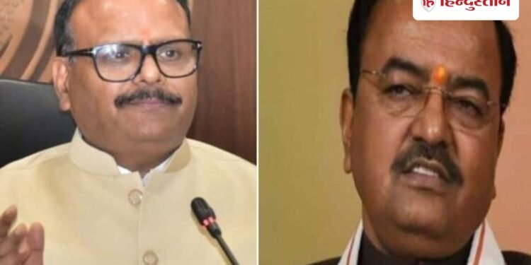 Despite three attempts plane carrying Deputy CM Keshav Prasad Maurya and Brajesh Pathak could not land in Lucknow तीन बार कोशिश के बाद भी लखनऊ में नहीं उतर सका दोनों डिप्टी सीएम का विमान, भोपाल डायवर्ट, Uttar-pradesh Hindi News