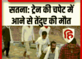 Satna में ट्रेन ने तेंदुए को कुचला, वन विभाग में हड़कंप। Leopard Death in Satna