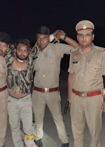 यूपी पुलिस ने हाफ एनकाउंटर कर नाबालिग समेत पकड़े दो शातिर, मुठभेड़ में पैर में लगी गोली, Uttar-pradesh Hindi News