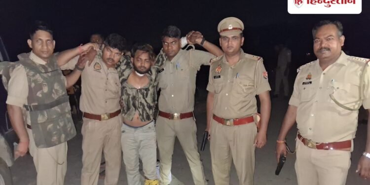 यूपी पुलिस ने हाफ एनकाउंटर कर नाबालिग समेत पकड़े दो शातिर, मुठभेड़ में पैर में लगी गोली, Uttar-pradesh Hindi News