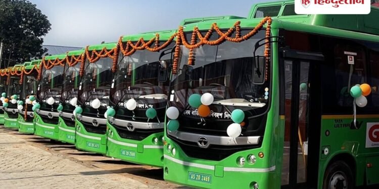 भोपाल में ई-बस सेवा शुरू, सड़कों पर उतरीं 10 इलेक्ट्रिक बसें; जानें रूट और किराया, Madhya-pradesh Hindi News