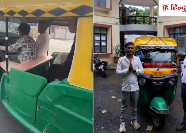 नाबालिग बेटे से ऑटो चलवाना पड़ा महंगा, ट्रैफिक पुलिस ने वायरल वीडियो पर ऐक्शन लेकर सिखाया सबक, Madhya-pradesh Hindi News