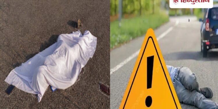 गुना में दर्दनाक हादसा, कार-बाइक की टक्कर में एक ही परिवार की 3 की मौत, Madhya-pradesh Hindi News