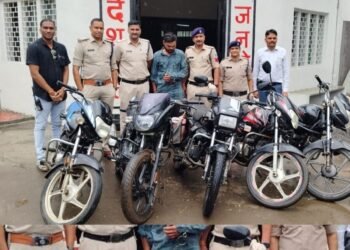 शाजापुर में पुलिस की बड़ी कार्रवाई, वाहन चोरी के आरोपी विकास कंजर गिरफ्तार और 5 बाइक बरामद, मध्य प्रदेश वीडियो न्यूज