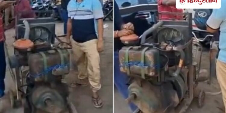प्रशासन की सख्ती पर भारी पड़ा देसी जुगाड़, गैलन में नहीं मिला डीजल तो जनरेटर लेकर पहुंच गया शख्स, Uttar-pradesh Hindi News