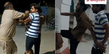 तत्काल टिकट के लिए लाइन में लगने पर बवाल; पुलिस के सामने युवक को पीटा, सिपाही को दांत से काटा, Uttar-pradesh Hindi News