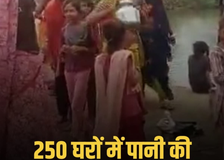 शिवपुरी के छीपोल में पेयजल संकट: बिजली न होने से बोर बंद, नाले का पानी पी रहे लोग, मध्य प्रदेश वीडियो न्यूज