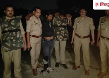 देवरिया में तड़तड़ाई पुलिस की गोलियां, यूपी पुलिस हाफ एनकाउंटर में दो लुटेरे गिरफ्तार, Uttar-pradesh Hindi News