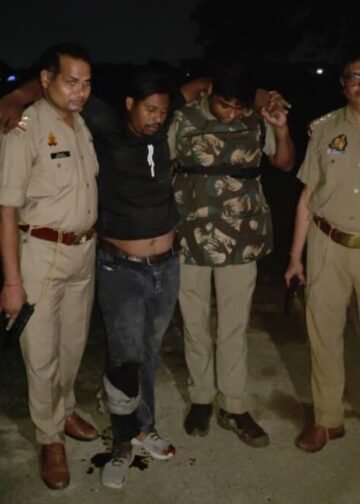 देवरिया में तड़तड़ाई पुलिस की गोलियां, यूपी पुलिस हाफ एनकाउंटर में दो लुटेरे गिरफ्तार, Uttar-pradesh Hindi News