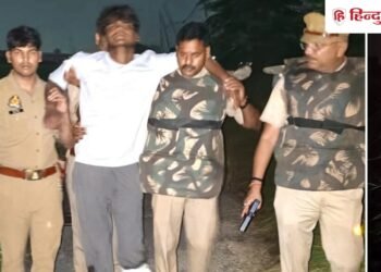 यूपी में तड़तड़ाईं पुलिस की गोलियां, हाफ एनकाउंटर कर शातिर बदमाश गिरफ्तार, Uttar-pradesh Hindi News