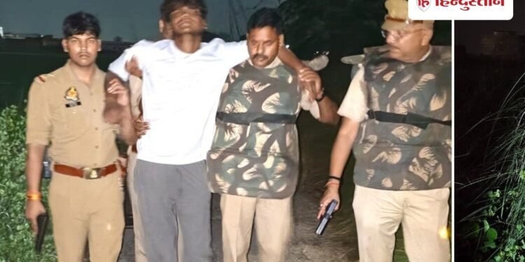 यूपी में तड़तड़ाईं पुलिस की गोलियां, हाफ एनकाउंटर कर शातिर बदमाश गिरफ्तार, Uttar-pradesh Hindi News