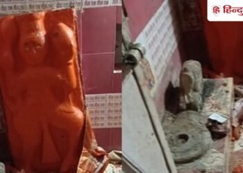 मंदिर में तोड़फोड़ से हड़कंप, शिवलिंग-नंदी खंडित, हनुमान प्रतिमा भी तोड़ी; ग्रामीणों में भारी नाराजगी