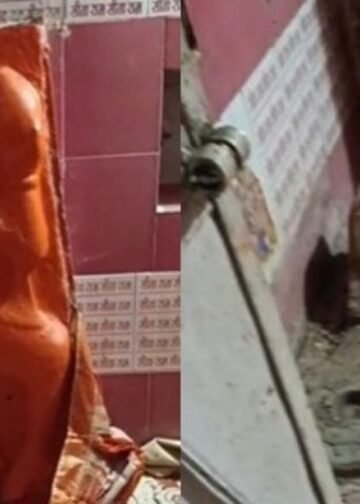 मंदिर में तोड़फोड़ से हड़कंप, शिवलिंग-नंदी खंडित, हनुमान प्रतिमा भी तोड़ी; ग्रामीणों में भारी नाराजगी