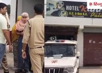 होटल में पुलिस का छापा, कूदकर भागने लगे; 4 युवतियों और 1 युवक को दबोचा, Madhya-pradesh Hindi News