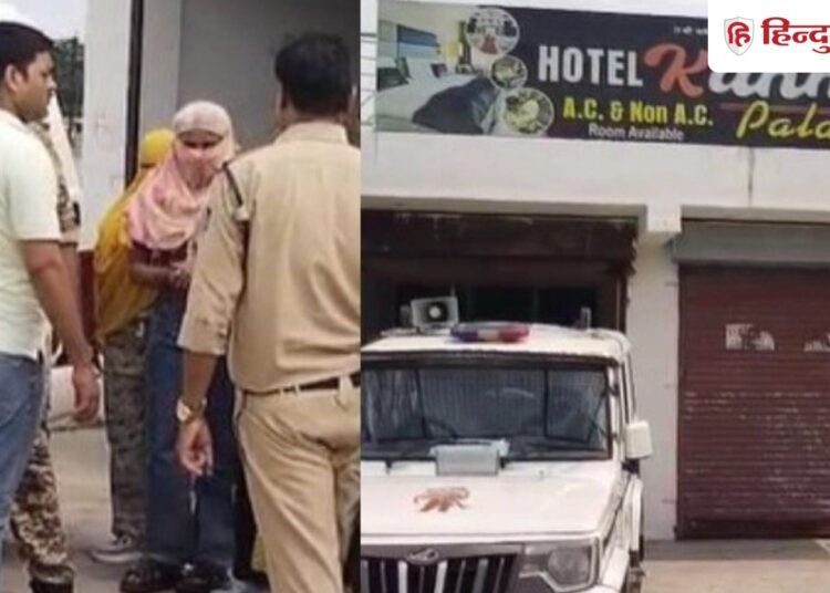होटल में पुलिस का छापा, कूदकर भागने लगे; 4 युवतियों और 1 युवक को दबोचा, Madhya-pradesh Hindi News