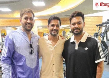 एमएस धोनी के साथ ट्रेनिंग करते दिखे ऋषभ पंत, शाहबाज नदीम ने शेयर की तस्वीर, Sports Hindi News
