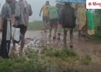 छिंदवाड़ा में गर्भवती को 8 किमी डोली में ले गए ग्रामीण, गर्भ में बच्चे की मौत, Madhya-pradesh Hindi News