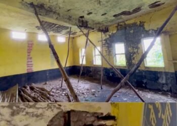 बैतूल के लोपाईढाना स्कूल की जर्जर छत को बल्लियों का सहारा, चटाई पर पढ़ रहे बच्चे, मध्य प्रदेश वीडियो न्यूज