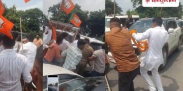 कानपुर के बाद देवरिया में आपस में ही भिड़े भाजपाई, लाठी-डंडे चलने से मची अफरातफरी, Uttar-pradesh Hindi News