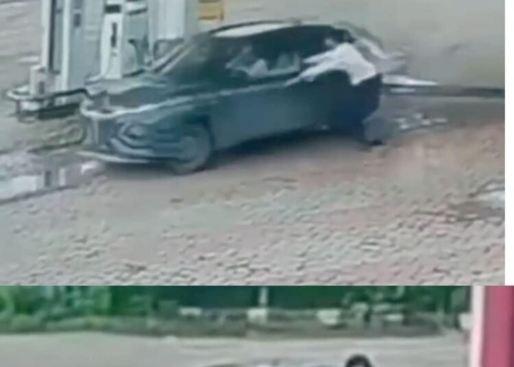 शिवपुरी में पेट्रोल भरवाकर बिना भुगतान किए फरार हुई कार, ₹2100 की ठगी CCTV में कैद, मध्य प्रदेश वीडियो न्यूज