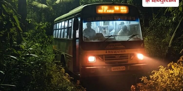रात के अंधेरे में चालक ने जंगल में घुसाई रोडवेज बस, रास्ते भर राम-राम जपते रहे यात्री, Uttar-pradesh Hindi News