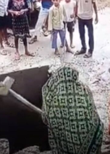भिंड में तहसीलदार के आदेश के बावजूद निर्माणाधीन शौचालय तोड़ा, CCTV में कैद दबंगई, मध्य प्रदेश वीडियो न्यूज