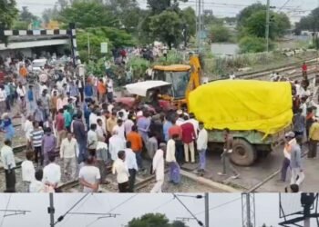 नरसिंहपुर में रेलवे ट्रैक पर फंसी ट्रैक्टर-ट्रॉली, अमरकंटक-पवन एक्सप्रेस समेत ट्रेनें रुकीं, मध्य प्रदेश वीडियो न्यूज