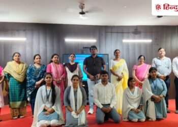 हिंदी भाषा का सम्मान करना सभी का परम कर्तव्य, Mathura Hindi News