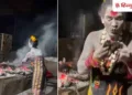 जलती चिता से इंसानी मांस निकालकर खाई, खुद को अघोरी बताने वाली महिला गिरफ्तार, Madhya-pradesh Hindi News
