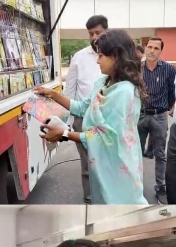 शाजापुर में कलेक्टर ने ‘किताबी वैन’ को दिखाई हरी झंडी, 10 दिन तक स्कूलों में बच्चों को सिखाएगी, मध्य प्रदेश वीडियो न्यूज