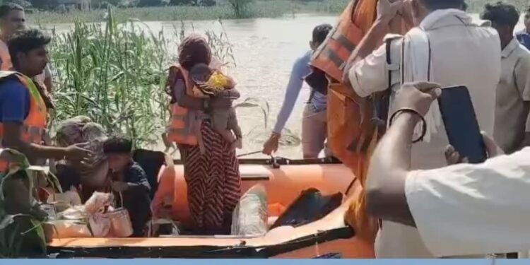 मुरैना में कुंवारी नदी के बढ़ते जलस्तर से बाढ़ जैसे हालात, 71 ग्रामीणों को सुरक्षित निकाला गया, मध्य प्रदेश वीडियो न्यूज