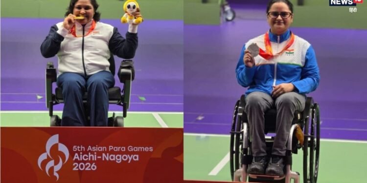 Asian Para Games: 10 मीटर एयर राइफल में मोना ने जीता गोल्ड, अवनि को सिल्वर से करना पड़ा संतोष