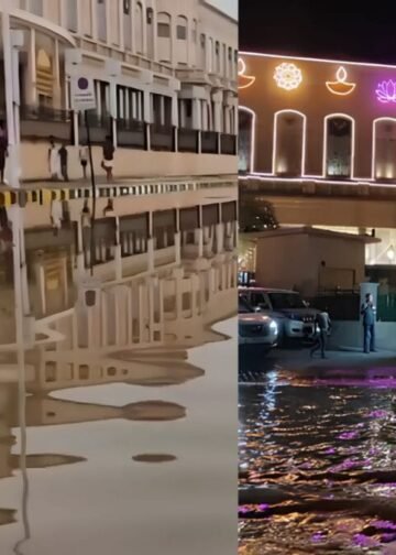 लखनऊ में बाढ़ की आफत, फेमस फीनिक्स पलासियो मॉल से लेकर इकाना स्टेडियम और IIIT कैंपस में भरा पानी 